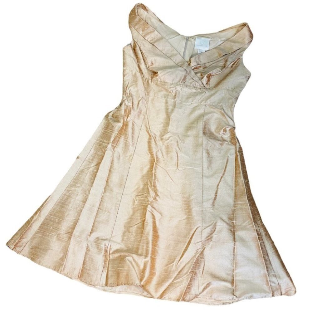 SALE Watters & Watters Vintage Silk Bridesmaid Wedding Guest Dress